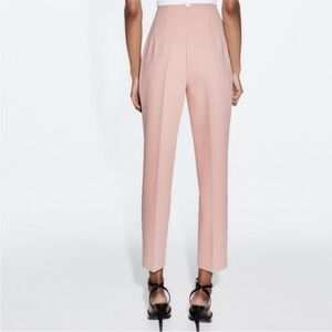 Zara high waist pink trousers.